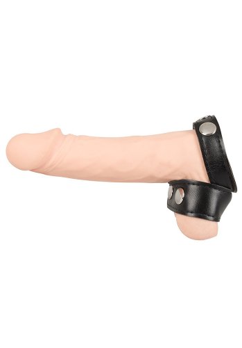 Cock strap with ball stretcher