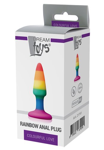 Rainbow Analplugg, mini