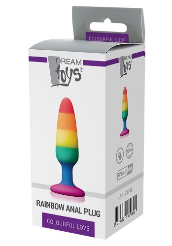 Rainbow Analplugg, small