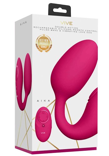 VIVE Aika Double Action Love Egg, Rosa