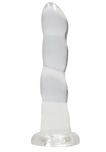 Crystal Clear non realistic dildo 17 cm