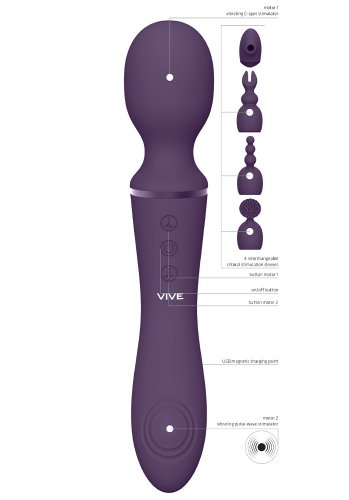 VIVE Nami Wand Kit, Lila