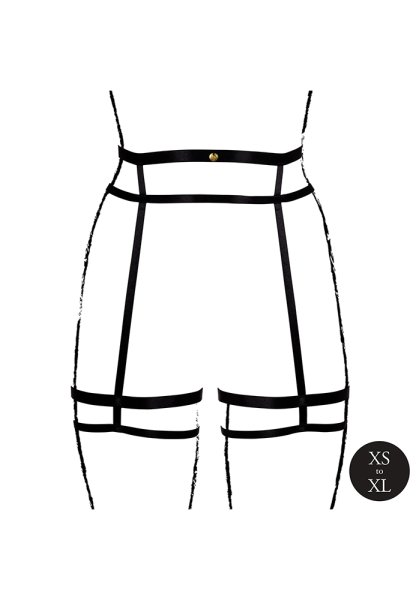 Double Strap Garter Belt with Adjustable Sliders