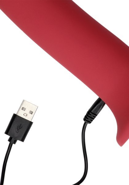 Loveline Non-Phallic Vibrating Dildo, Large