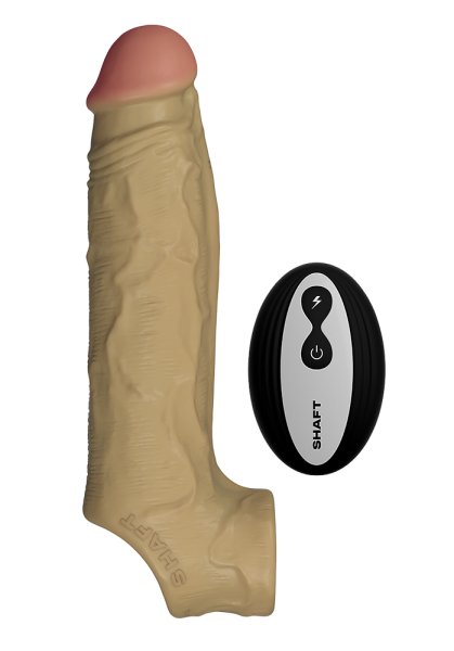 Shaft Vibrating Sheath Size 2, Oak | Penisöverdrag med vibrator