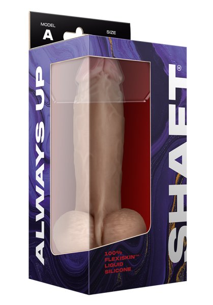 Shaft Liquid Silicone Dildo with balls Model A 8,5 Inch, Pine