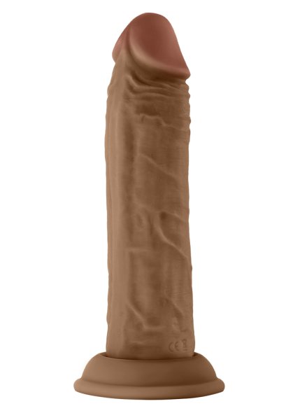 Shaft Liquid Silicone Dildo Model J 5,5 Inch, Oak