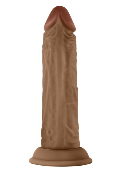 Shaft Liquid Silicone Dildo Model J 5,5 Inch, Oak