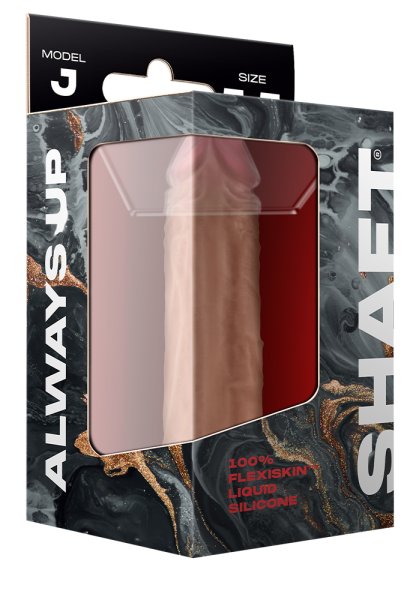 Shaft Liquid Silicone Dildo Model J 5,5 Inch, Pine