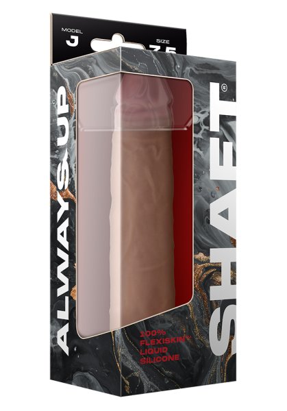 Shaft Liquid Silicone Dildo Model J 7,5 Inch, Pine