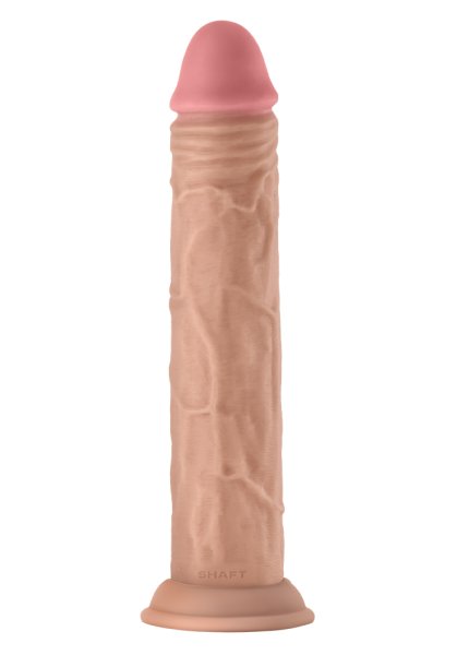 Shaft Liquid Silicone Dildo Model J 9.5 Inch, Pine