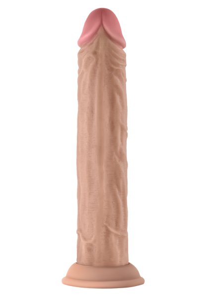Shaft Liquid Silicone Dildo Model J 9.5 Inch, Pine