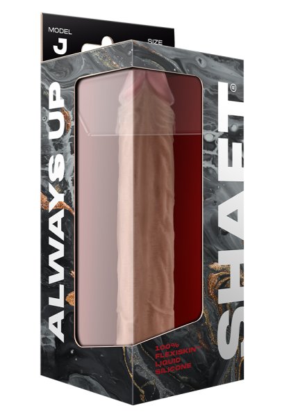 Shaft Liquid Silicone Dildo Model J 9.5 Inch, Pine