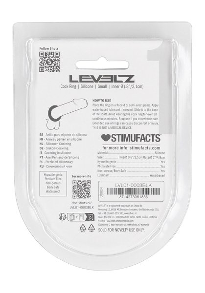 Levelz Cock Ring Small