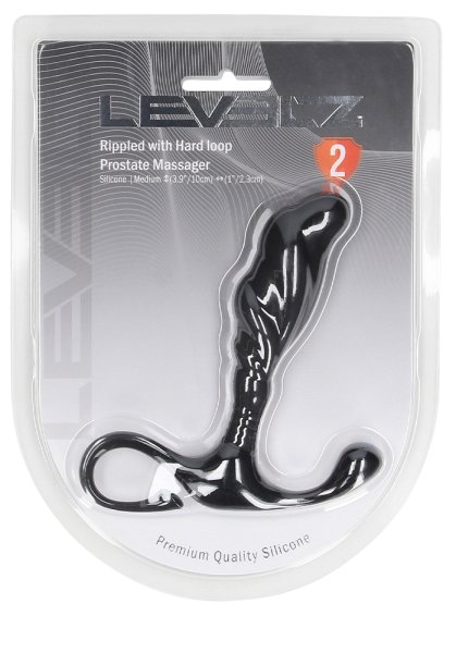 Levelz Rippled with Hard Loop Prostate Massager Medium