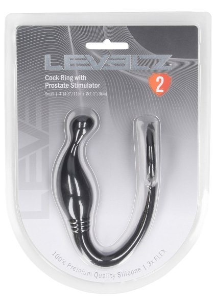 Levelz Cock Ring With Prostate Stimulator Small