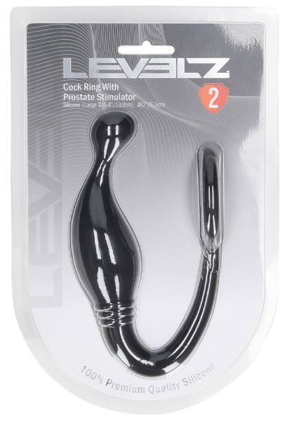 Levelz Cock Ring With Prostate Stimulator Large