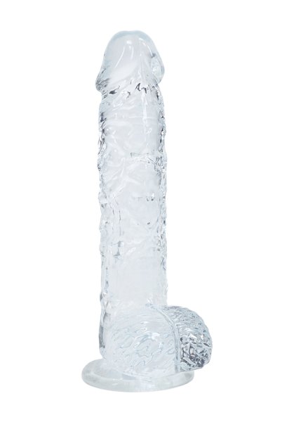 Crystal Clear dildo 13 cm, Clear