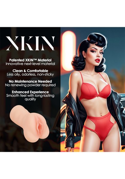 Xkin Pinup Girls Greaser Girl Medium Masturbator