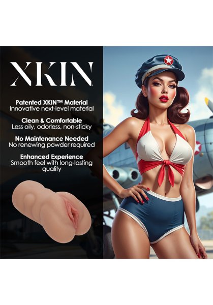 Xkin Pinup Girls Airforce Brat Medium Masturbator
