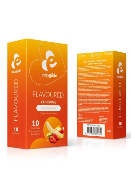 Easyglide Flavored Condoms 10-pack