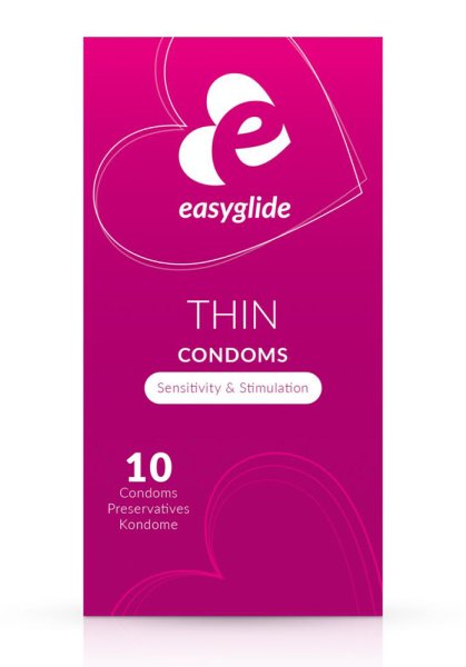 Easyglide Extra tunna kondomer 10-pack