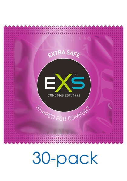 EXS Extra Safe 30-pack kondomer