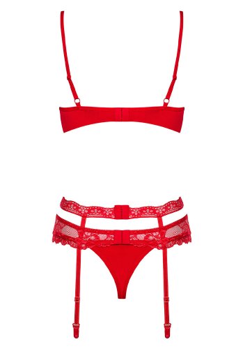 Obsessive Red Bra Set - S/M