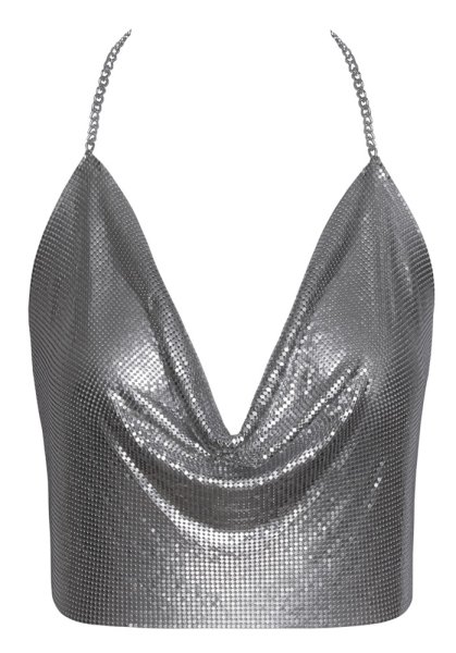 Cottelli Silver Metal Top