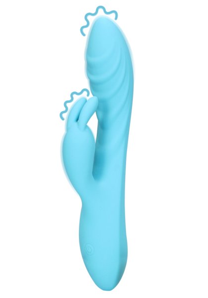 Loveline Ribbed Ultra Soft Rabbit Vibrator