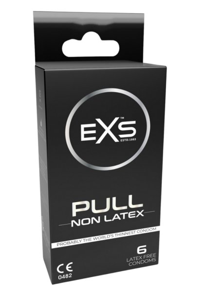 EXS Pull Non Latex Kondomer - 6 pack latexfria kondomer