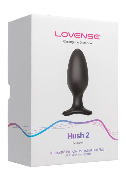 Lovense Hush 2 Bluetooth Butt Plug, 5.7 cm