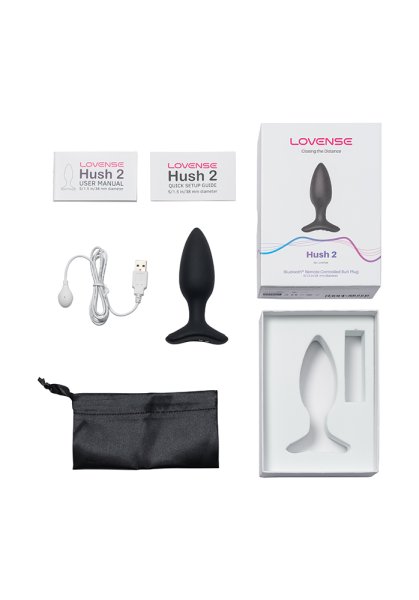 Lovense Hush 2 Bluetooth Butt Plug, 3.8 cm