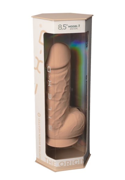 Dual Density Dildo med pung 22 cm