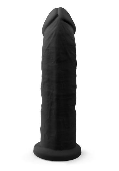 Dual Density Svart Dildo 23 cm