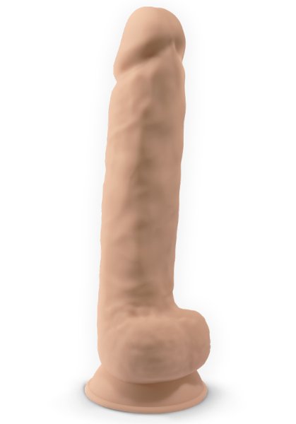 Dual Density Dildo med pung 38 cm