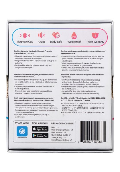 Lovense Ferri Bluetooth Panty Vibrator