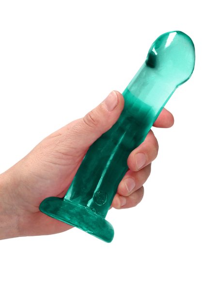 Crystal Clear non realistic dildo 17 cm, Turkos