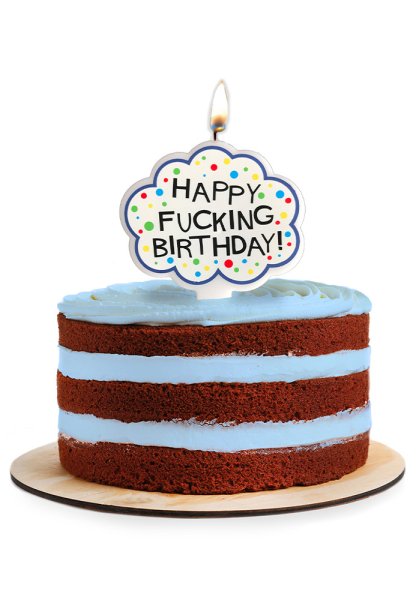 X-Rated Birthday Candle