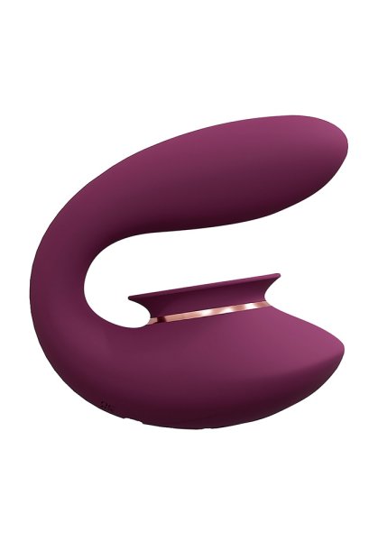 Twitch 3 Vibrator and Suction, Burgundy