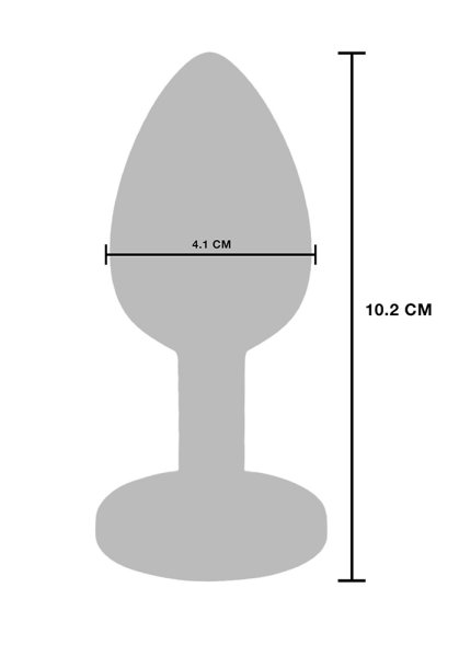 The Glider Vibrating Buttplug, Large