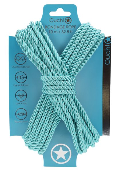 Ouch! Bondage Rope 10 m - Blue