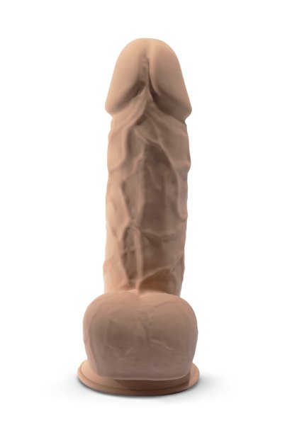 Dual Density Dildo med pung 22 cm