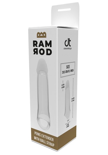 Ramrod Penis Extender with ball strap 20 cm