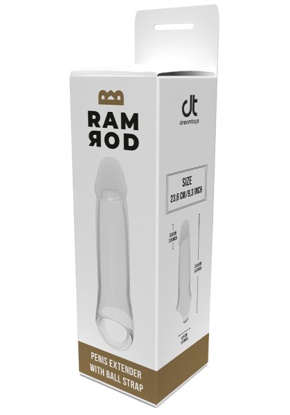 Ramrod Penis Extender with ball strap 23 cm