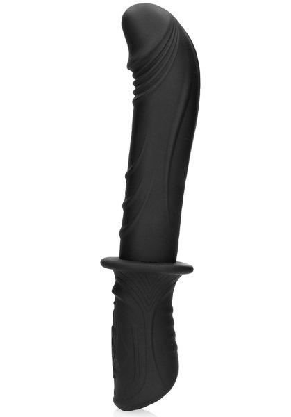 Ouch! Handheld Silicone Vibrating Flexible Dildo
