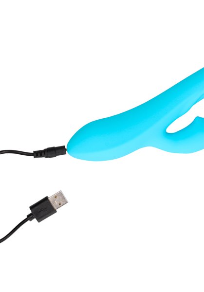 Loveline Ribbed Ultra Soft Rabbit Vibrator