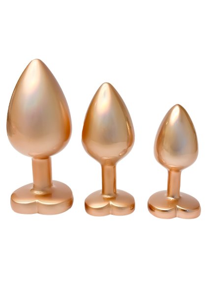 Gleaming Love Pearl Plug Set, Champagne