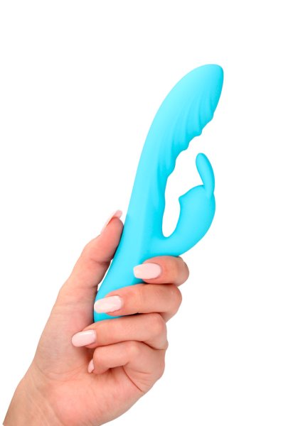 Loveline Ribbed Ultra Soft Rabbit Vibrator
