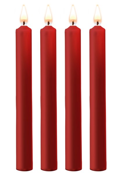 BDSM Vaxljus Röda Large 4-pack